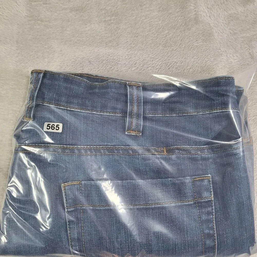 5.11 Tactical Jeans Mens 40x30 Blue Med Wash Regular Straight Zip Fly Denim